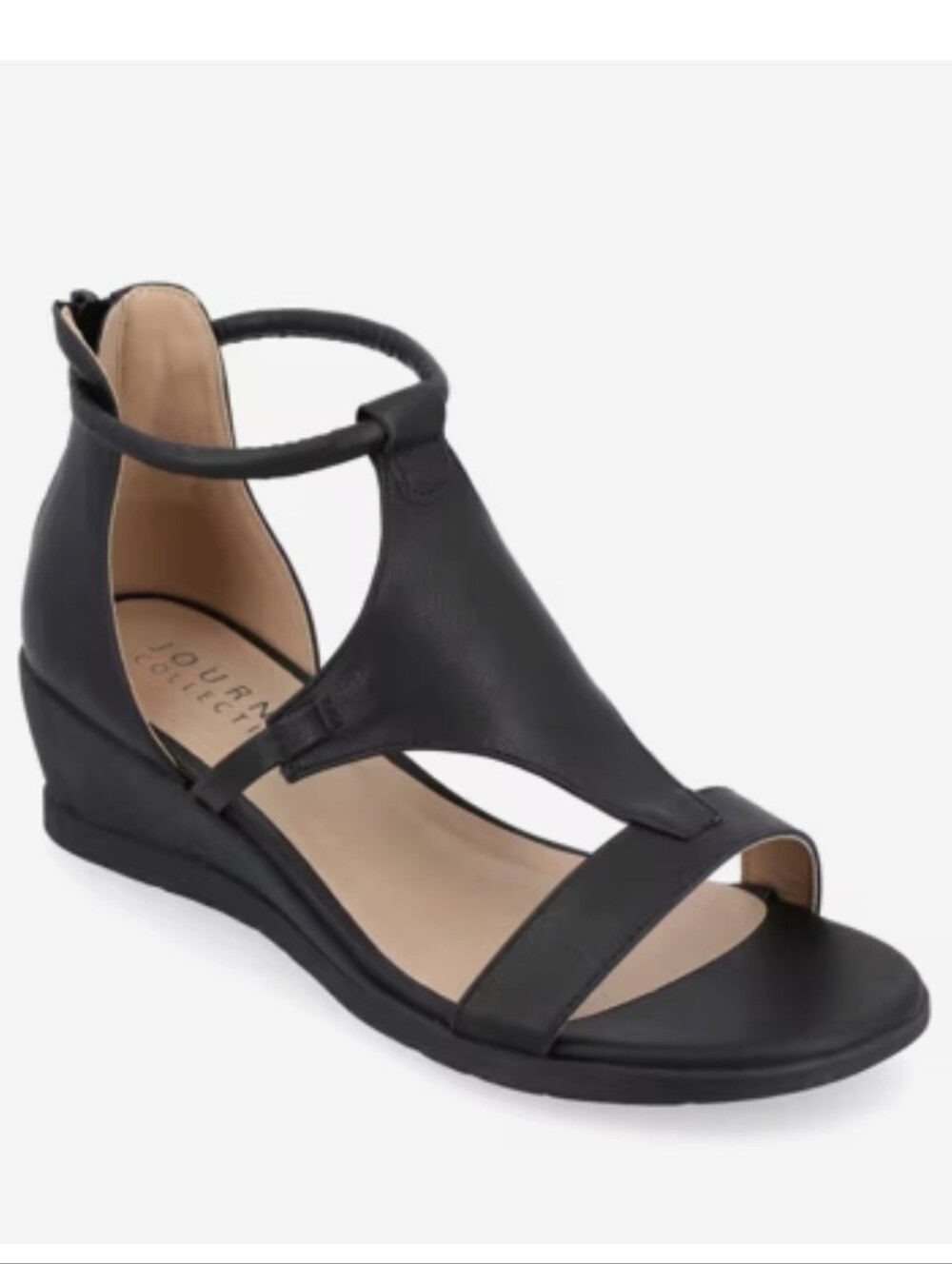 Journee Trayle Wedge Sandal Size 7 1/2W